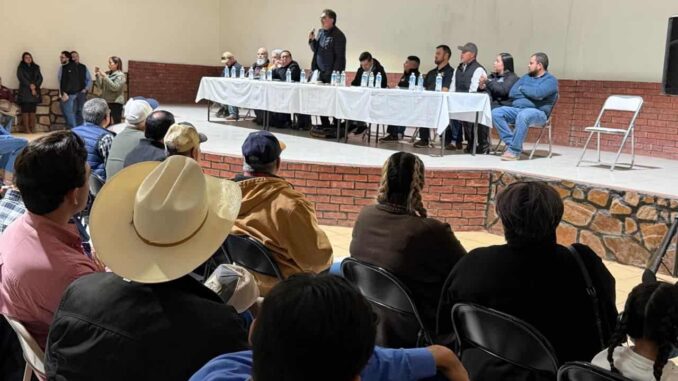 Acuerdan productores de Galeana mesas de trabajo con Conagua y Sader