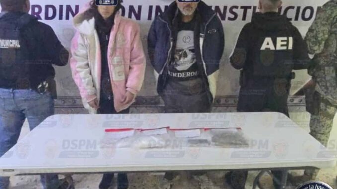 En cateo, DSPM, AEI y Ejército aseguran a presuntos narcomenudistas