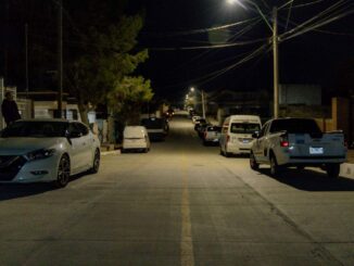Entrega alcalde Marco Bonilla calle pavimentada a vecinos de la colonia Nuevo Triunfo