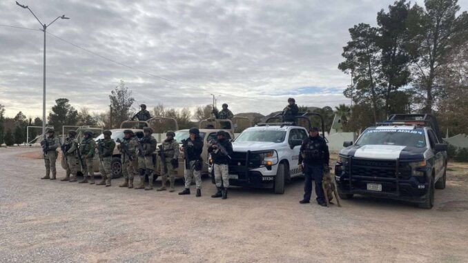 Realizan Operativo de Seguridad en la Central Camionera