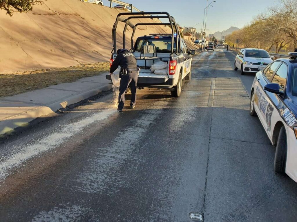 Exhortan a conducir con precaución ante la presencia de aguanieve en la capital