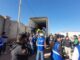 Entrega gobierno estatal,  asociación civil y empresa ayuda humanitaria en Aldama