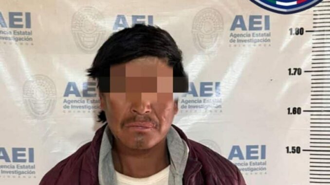 Detenido por el feminicidio de su pareja sentimental en Guachochi