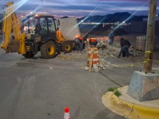 Supervisa Gobierno Municipal incidente en obra de la zona Reliz
