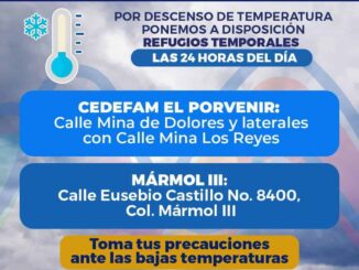 AVISO! Abrirán refugios temporales las 24 horas este fin de semana por bajas temperaturas