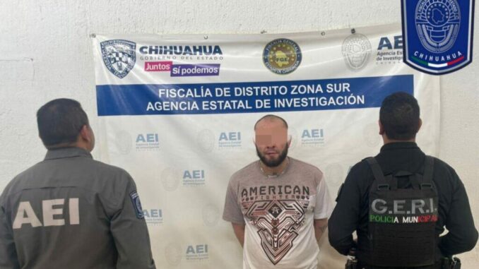 Detienen AEI y Policía Municipal a probable responsable de robo ocurrido en Parral