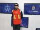 Lo detienen con pistola calibre 9 mm y auto con placas sobrepuestas