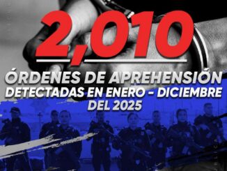 Detienen a más de dos mil prófugos de la justicia durante 2025