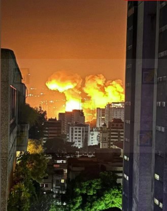 Ataques con drones y misiles sacuden Caracas y otras zonas estratégicas de Venezuela