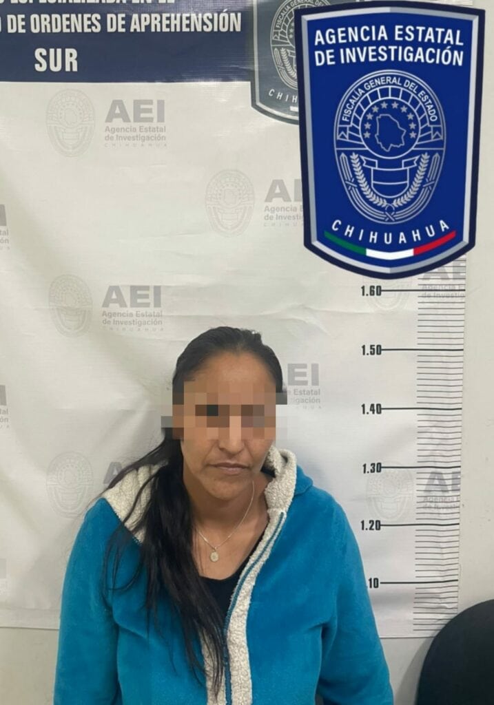 Detiene AEI a mujer que tenía orden de aprehensión por el delito de daños