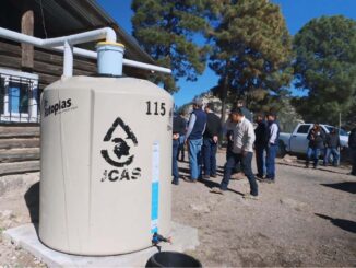 Beneficia JCAS a más de mil 200 personas con cosechas de agua en la Sierra Tarahumara
