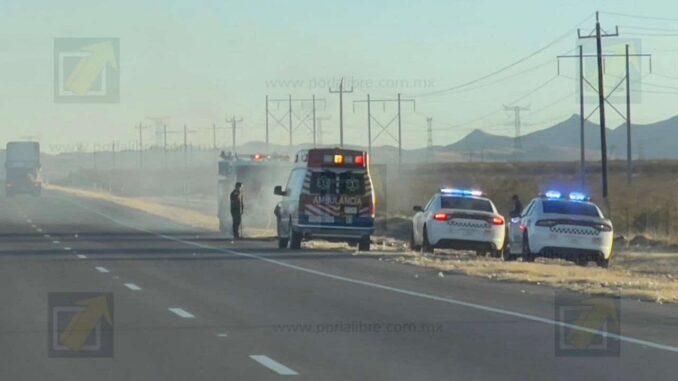 Asalto armado en la vía corta Chihuahua–Parral deja una camioneta robada