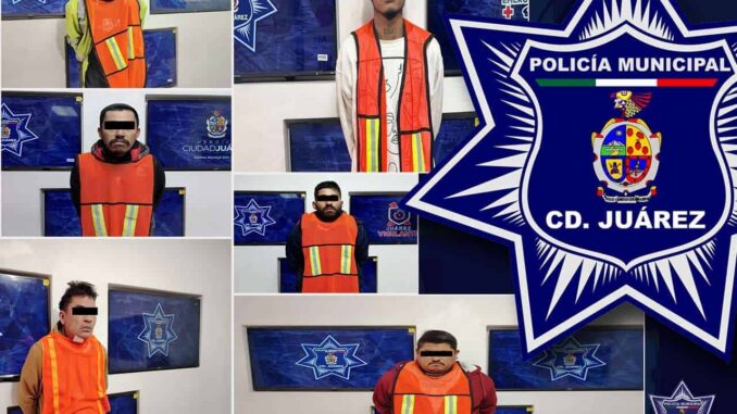 Detienen a 6 hombres que contaban con orden de aprehensión