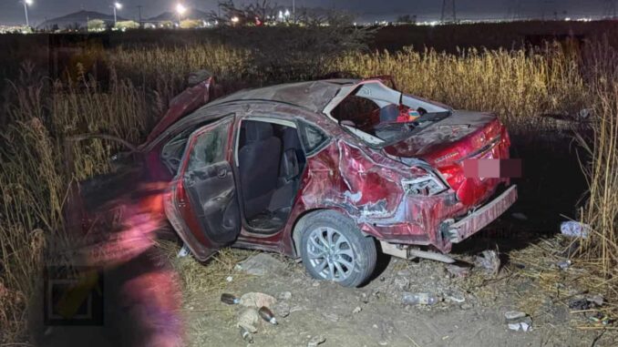 Conductora ebria vuelca su vehículo; su hija de 12 años resulta gravemente lesionada