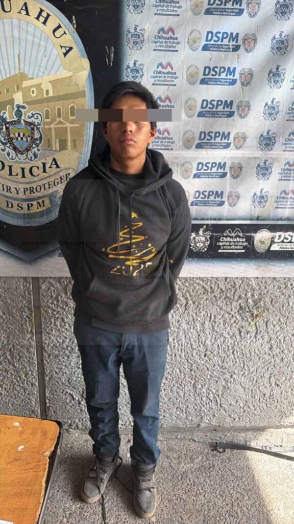 Detienen a presunto responsable de robo a mano armada en tienda de conveniencia