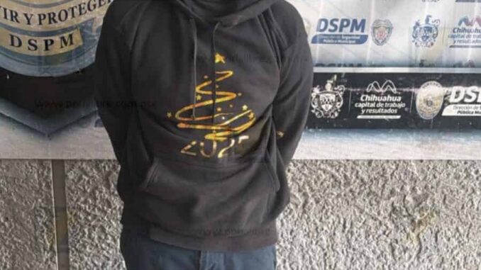 Detienen a presunto responsable de robo a mano armada en tienda de conveniencia