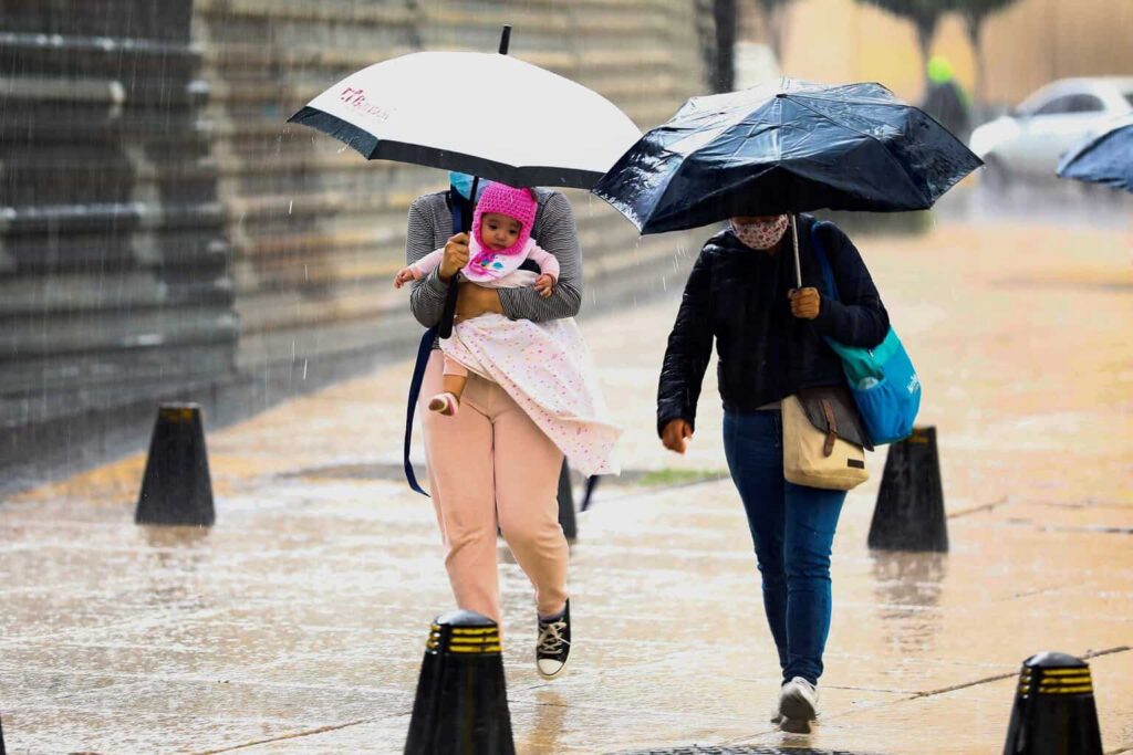 Entidades en donde habrá lluvias y frío