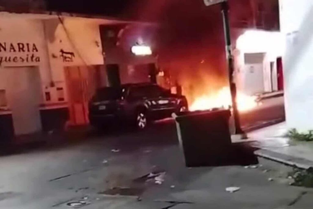 Siete desaparecidos y dos bares incendiados