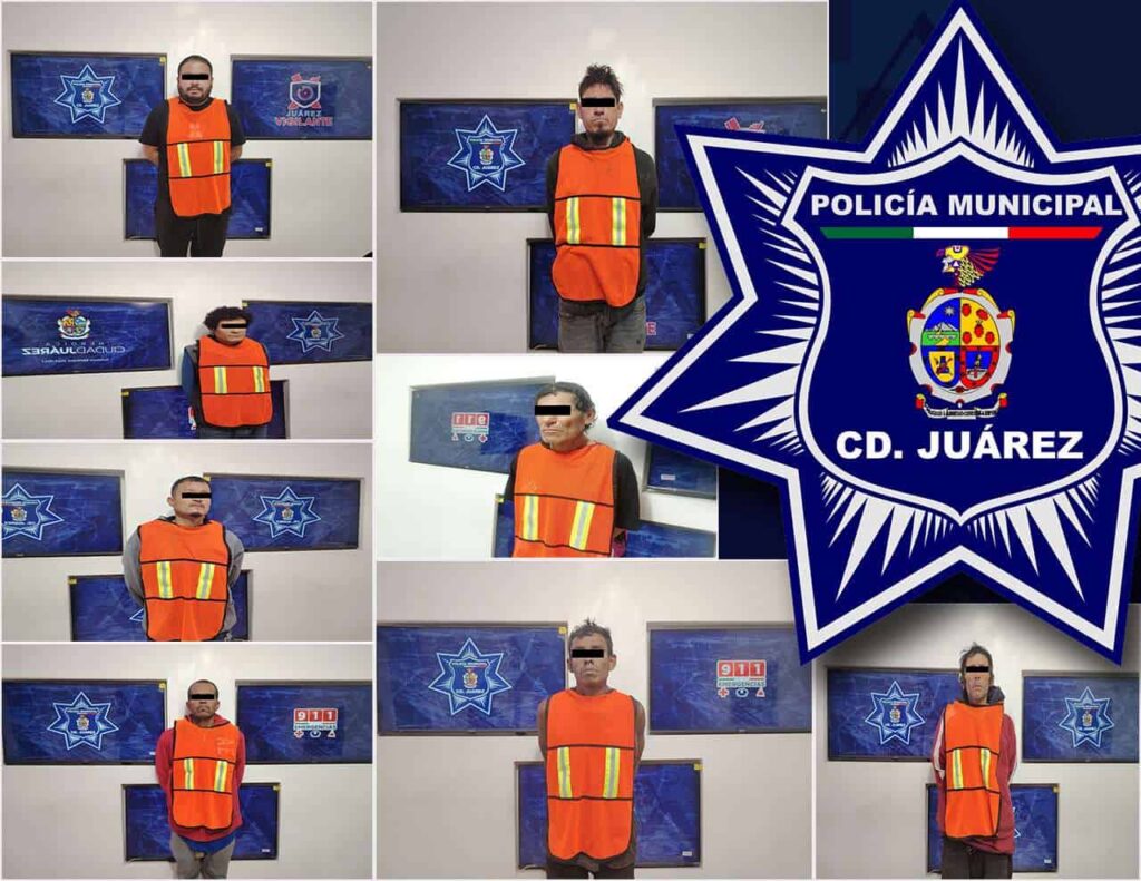 Capturan a ocho personas con órdenes de aprehensión vigentes