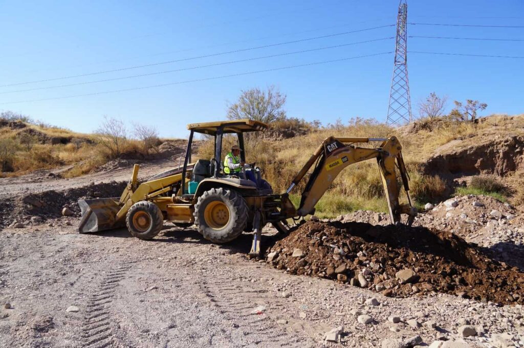 Fortalece Municipio puente vehicular de Sierra Azul afectado por las lluvias