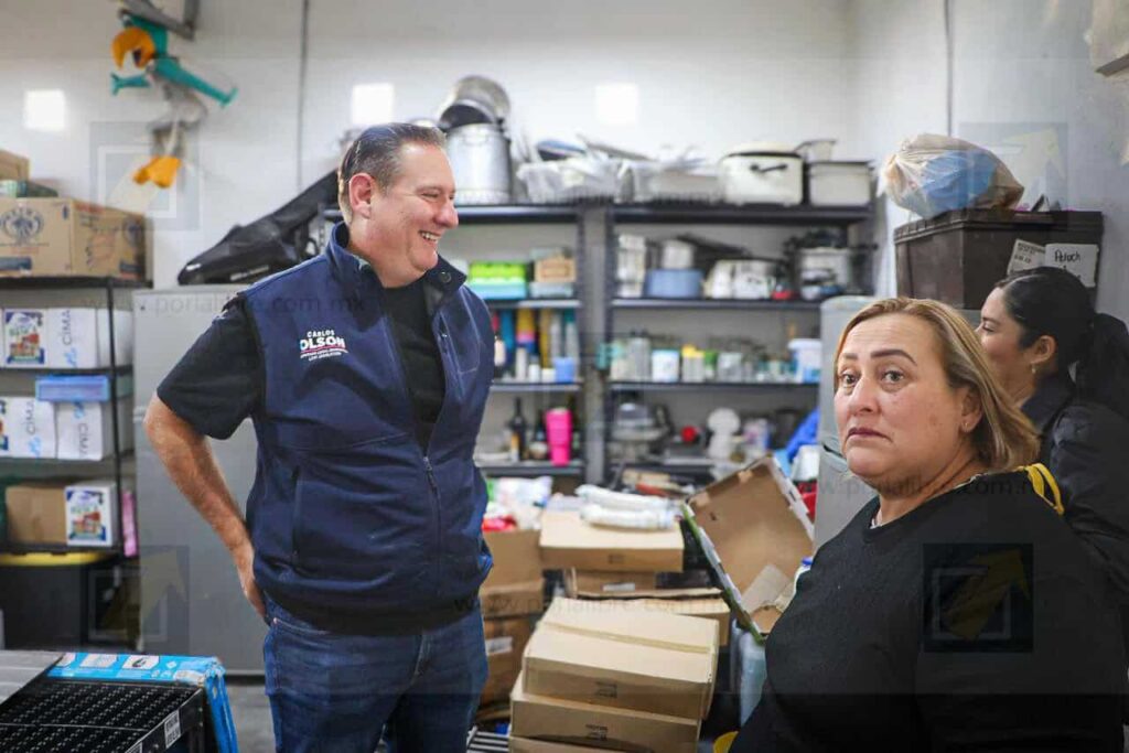 Olson cumple compromiso con el comedor comunitario Pancitas Llenas