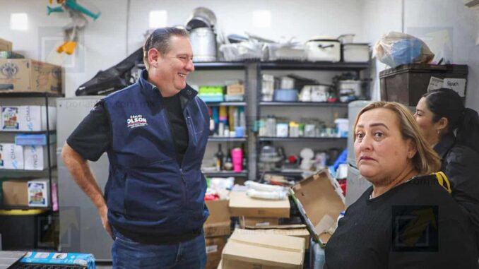 Olson cumple compromiso con el comedor comunitario Pancitas Llenas