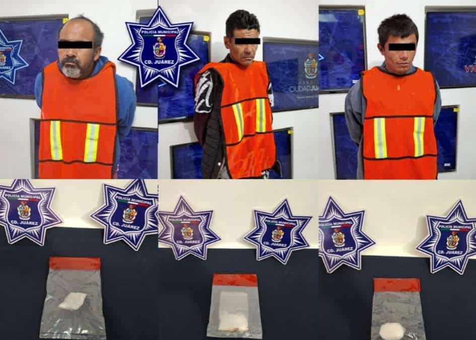 Arrestan a tres personas por narcomenudeo en distintos sectores