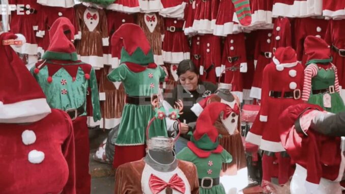 Las fiestas decembrinas fortalecen el comercio informal en México