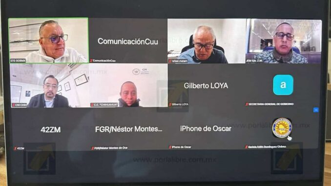 Supervisan autoridades resultados de seguridad en el estado en Mesa Estatal de Construcción de Paz