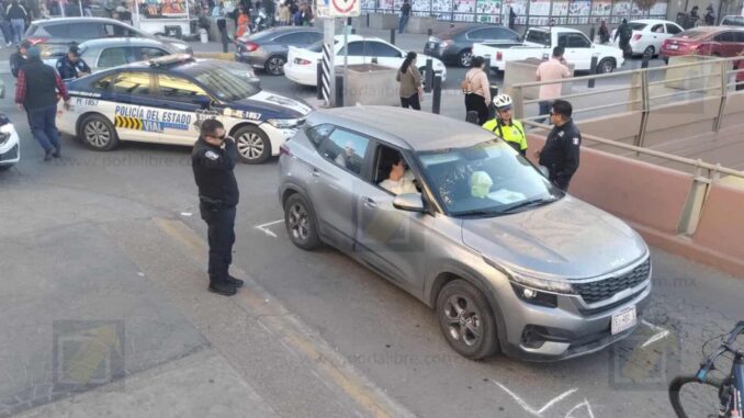 Atropellan a mujer en cruce del Centro Histórico