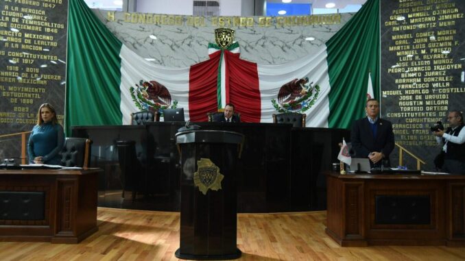 Congreso del Estado de Chihuahua presenta informe del Primer Período Ordinario del Segundo Año de Ejercicio Constitucional