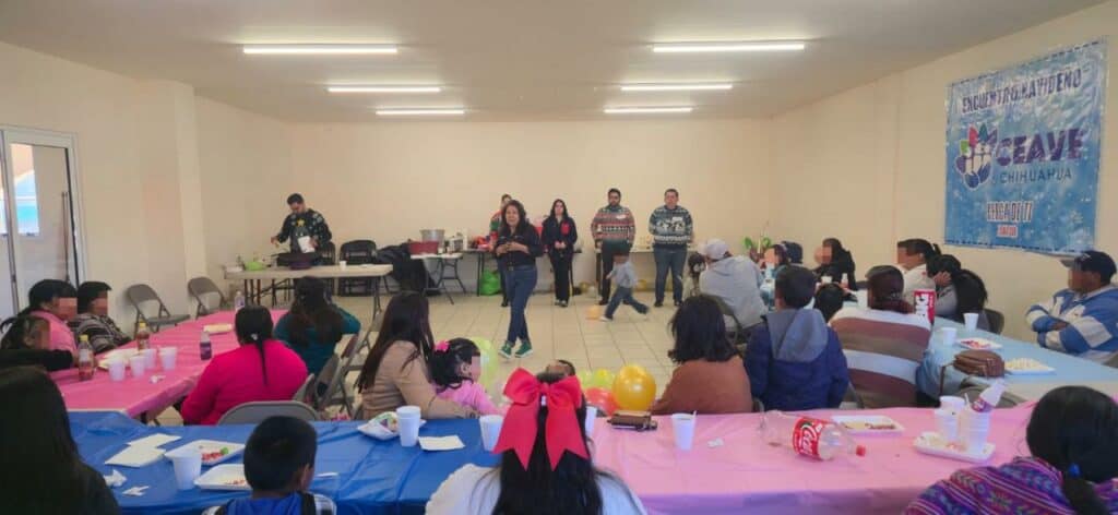 Celebran FGE y CEAVE cálido y familiar Encuentro Navideño en Guachochi