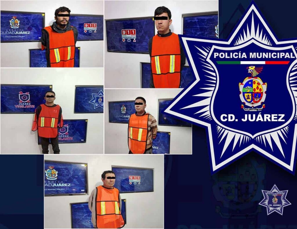 Detienen a 5 con orden de aprehensión