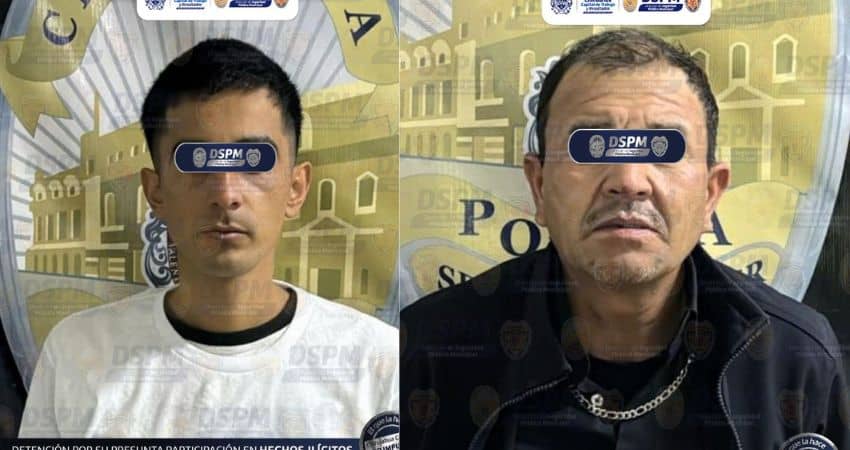 Aseguran agentes del EPE a dos con 26 porciones de cristal