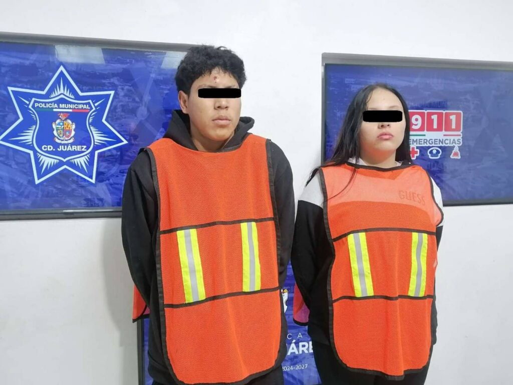 Detienen a pareja de asaltantes, les aseguran arma de fuego