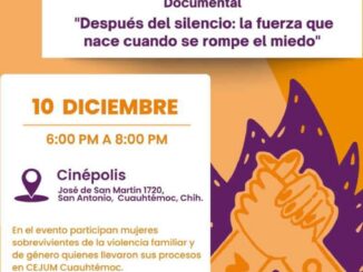 Concluyen 16 días de activismo contra la violencia de género con proyección de documental