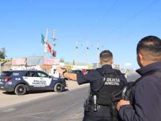 Refuerza Policía Municipal seguridad en la entrada al norte de la ciudad para recibir visitantes