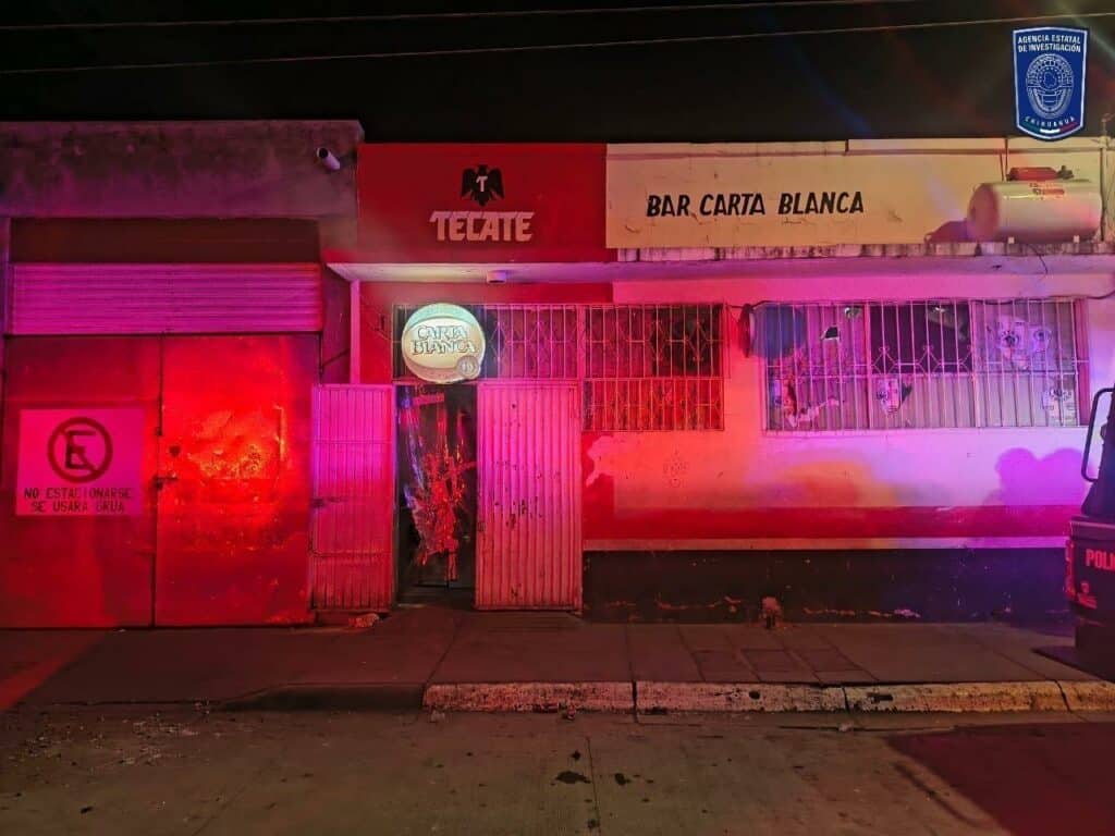 Inicia FGE Occidente indagatoria por hechos violentos en un bar