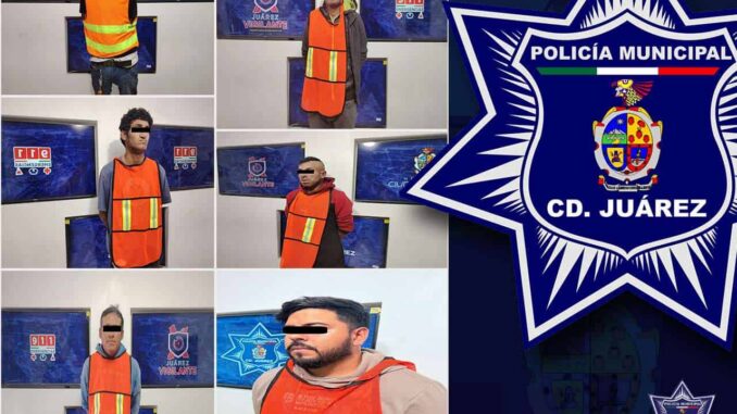 Detienen a 8 personas con orden de aprehensión