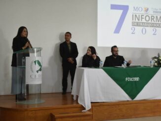 Recibe CEJUM reconocimiento de la empresa Foxconn por su labor