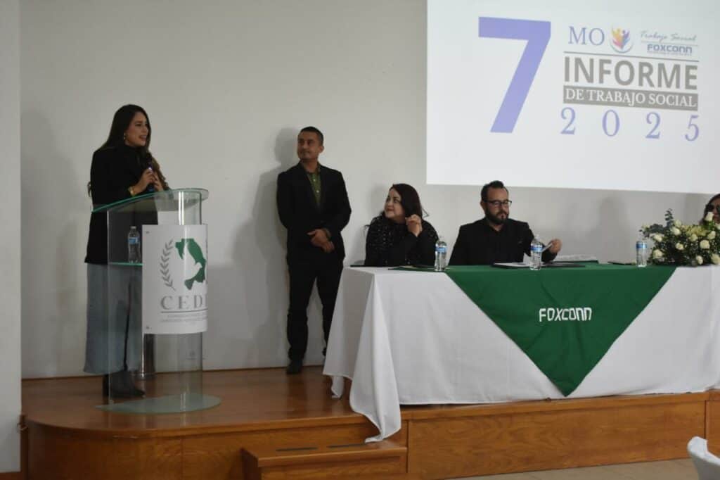 Recibe CEJUM reconocimiento de la empresa Foxconn por su labor