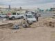 Adulto mayor cae con su vehículo a zanja y trabajadores de la JMAS se salvan de milagro