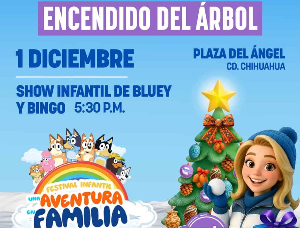 Invita Gobierno del Estado al tradicional encendido del Árbol de Navidad
