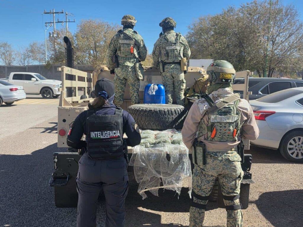 En Guerrero más de un kilo de marihuana; dos sujetos escapan