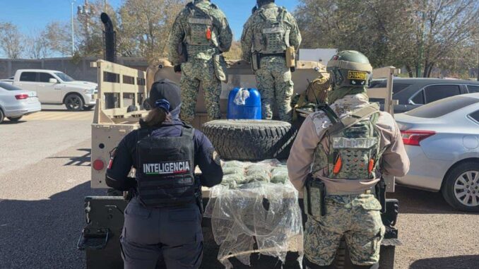En Guerrero más de un kilo de marihuana; dos sujetos escapan