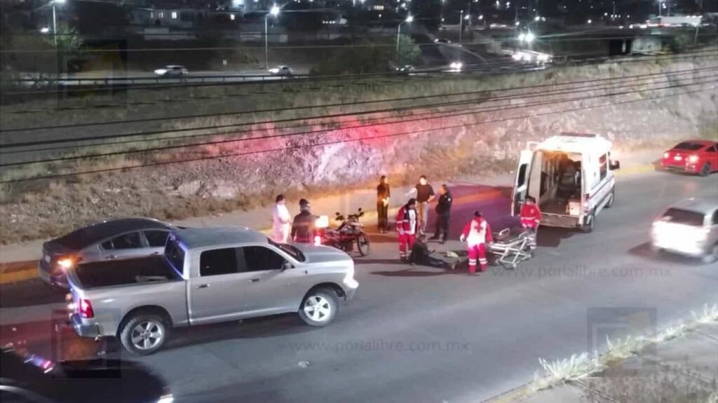 Conductor huye tras atropellar a un hombre en prolongación Teófilo Borunda Sur