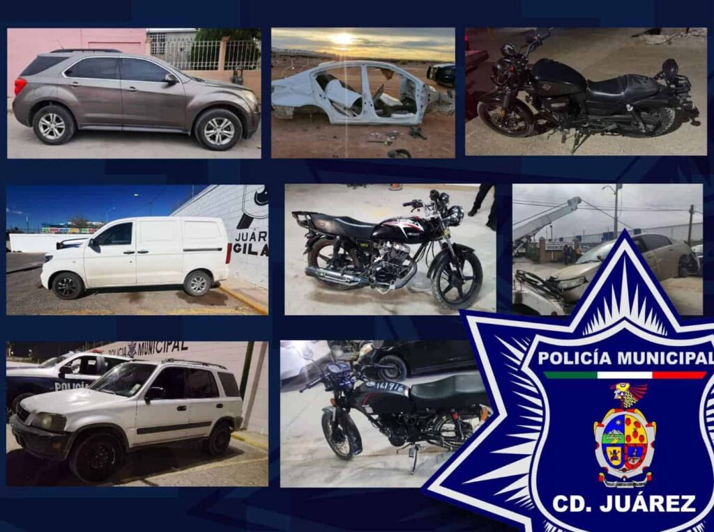 Recuperan ocho vehículos con reporte de robo