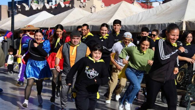 Disfrutan familias del Valentía Fest; evento del Municipio para prevenir la violencia de género