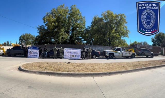 Asegura Célula BOI vehículo blindado y tres unidades más con reporte de robo en Matamoros