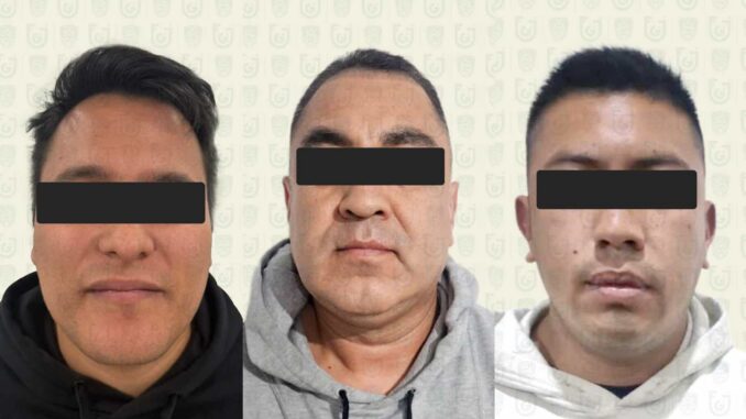 Arrestan a tres integrantes del grupo criminal Los Rodolfos en Ciudad de México